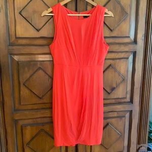 Women’s sleeveless orange dress, size S